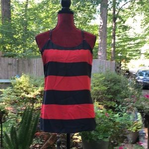 j crew striped tank